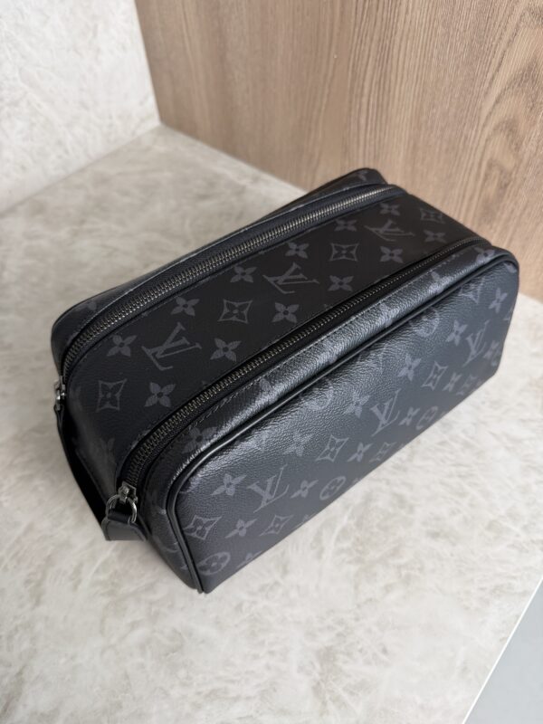 Louis Vuitton Monogram Eclipse Dopp Kit Toilet Pouch