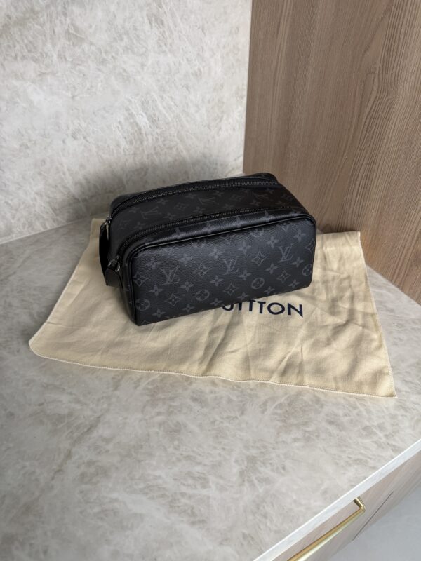 Louis Vuitton Monogram Eclipse Dopp Kit Toilet Pouch