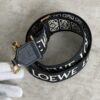Loewe Anagram Shoulder Strap Jacquard With Leather Black