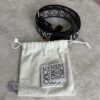 Loewe Anagram Shoulder Strap Jacquard With Leather Black