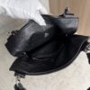 Gucci Sakai Be Green Calfskin Diagonal Stitched Small Blondie Tote Black