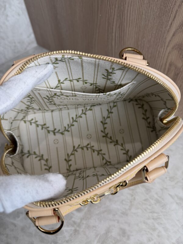 Louis Vuitton Alma BB Limited Edition LV Stamp Collection Banana Colorway