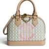 Louis Vuitton Alma BB Limited Edition LV Stamp Collection Banana Colorway