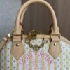 Louis Vuitton Alma BB Limited Edition LV Stamp Collection Banana Colorway