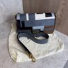 Fendi Vitello Grace Intarsio Geometric Brandy Navy Multicolor