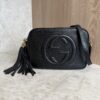 Gucci Calfskin Small Soho Disco Bag Black