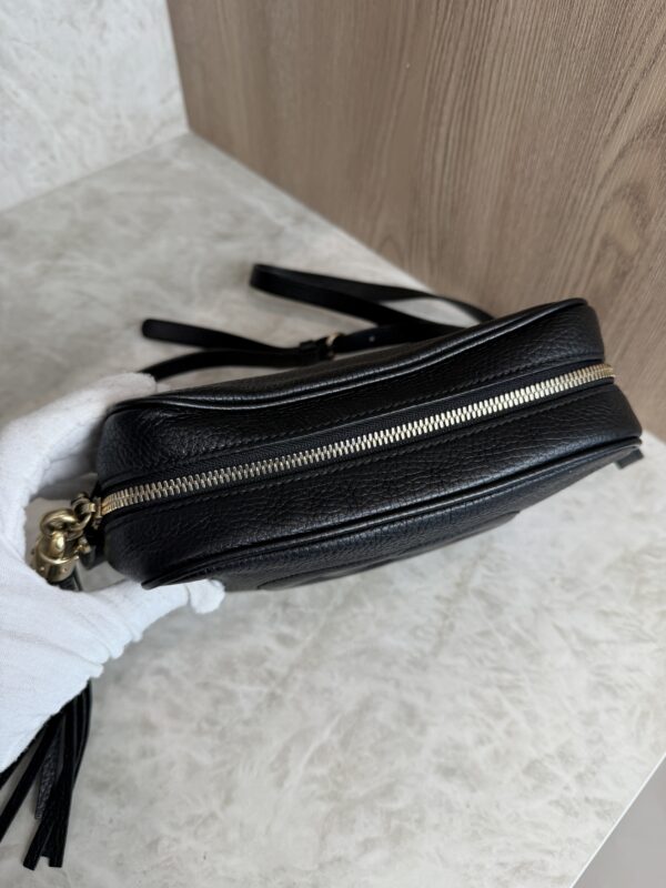 Gucci Calfskin Small Soho Disco Bag Black