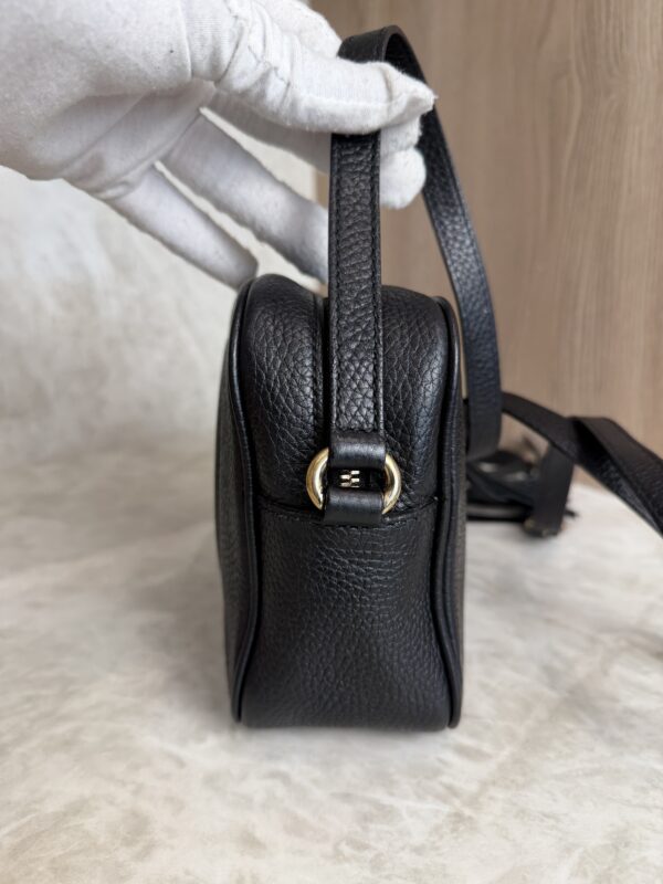Gucci Calfskin Small Soho Disco Bag Black