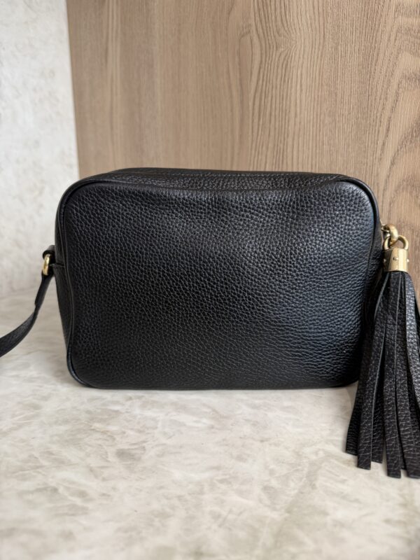 Gucci Calfskin Small Soho Disco Bag Black