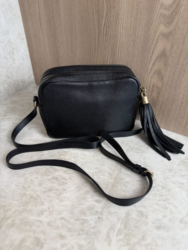 Gucci Calfskin Small Soho Disco Bag Black