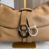 Salvatore Ferragamo Gancini Shoulder Bag Tan