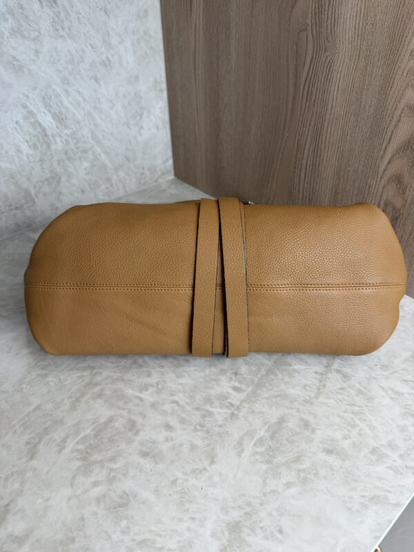 Salvatore Ferragamo Gancini Shoulder Bag Tan