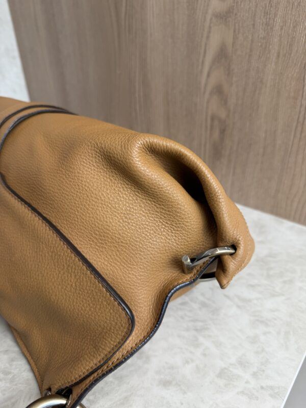 Salvatore Ferragamo Gancini Shoulder Bag Tan