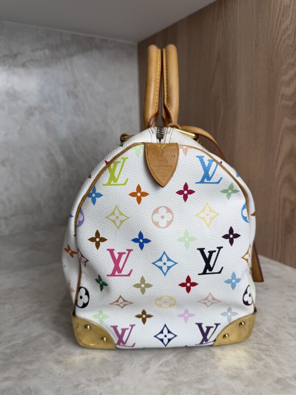 Louis Vuitton Monogram Multicolor Speedy 30 White