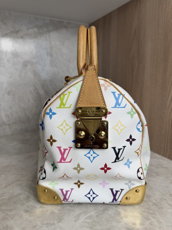 Louis Vuitton Monogram Multicolor Speedy 30 White