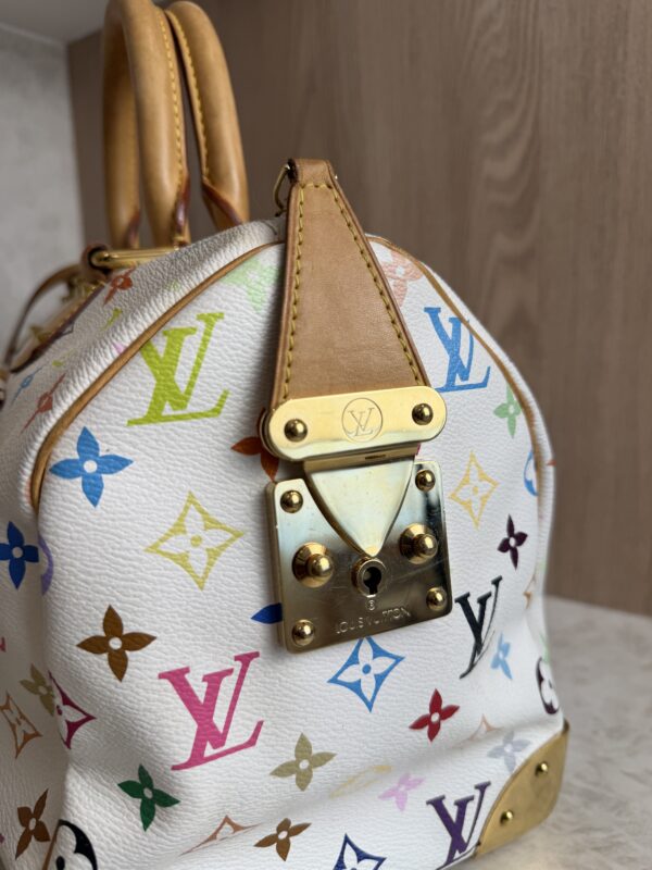 Louis Vuitton Monogram Multicolor Speedy 30 White