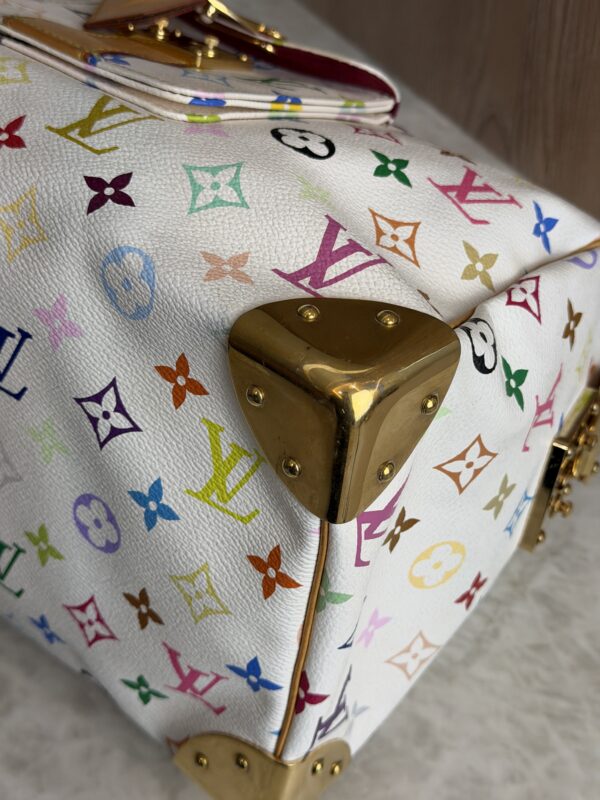 Louis Vuitton Monogram Multicolor Speedy 30 White