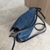 Fendi Mamma Baguette Small Blue FF Denim Flocked Mini Bag