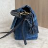 Fendi Mamma Baguette Small Blue FF Denim Flocked Mini Bag