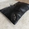 Balenciaga Agneau Classic Hardware Small Pouch Black