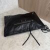 Balenciaga Agneau Classic Hardware Small Pouch Black