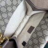 Gucci GG Supreme Monogram Web Neo Vintage Double Flap Messenger Bag Beige New Acero