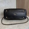 Valentino Garavani Vitello Medium Rockstud Tote Black