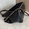 Valentino Garavani Vitello Medium Rockstud Tote Black
