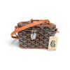 Goyard Muse Vanity Case Coated Canvas Mini Black and Tan