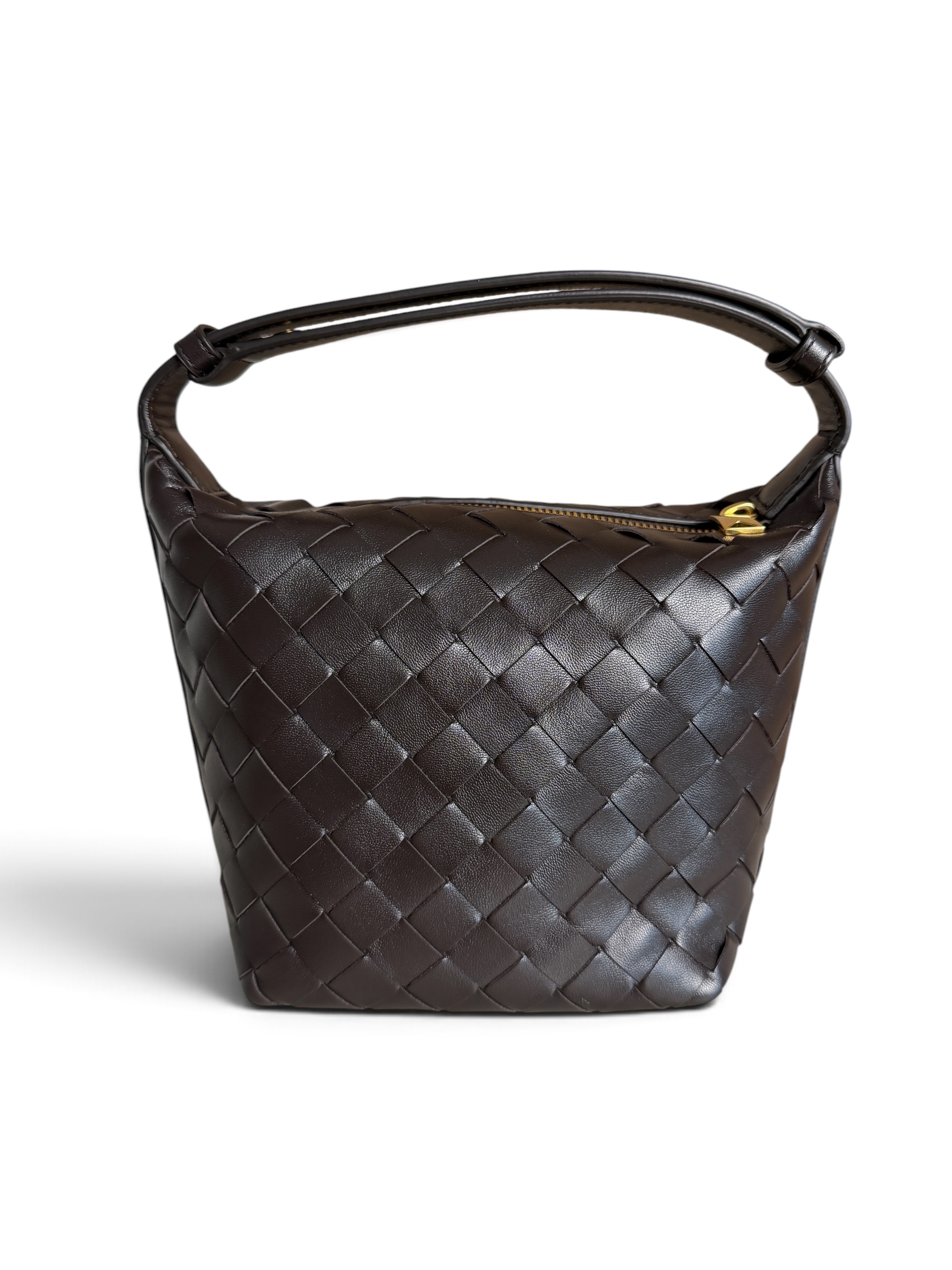Bottega Veneta Calfskin Nappa Intrecciato Candy Wallace Fondant