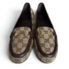 Gucci Horsebit GG Canvas Mule Slides Size 39.5