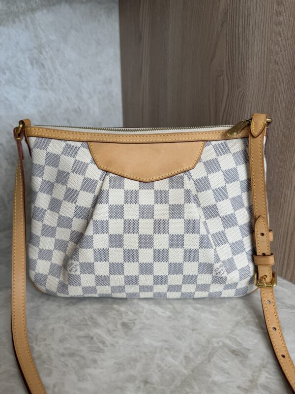 Louis Vuitton Siracusa Handbag Damier PM