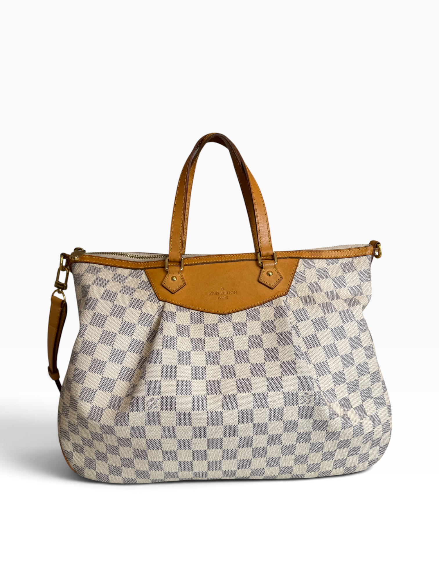 Louis Vuitton Siracusa Handbag Damier GM
