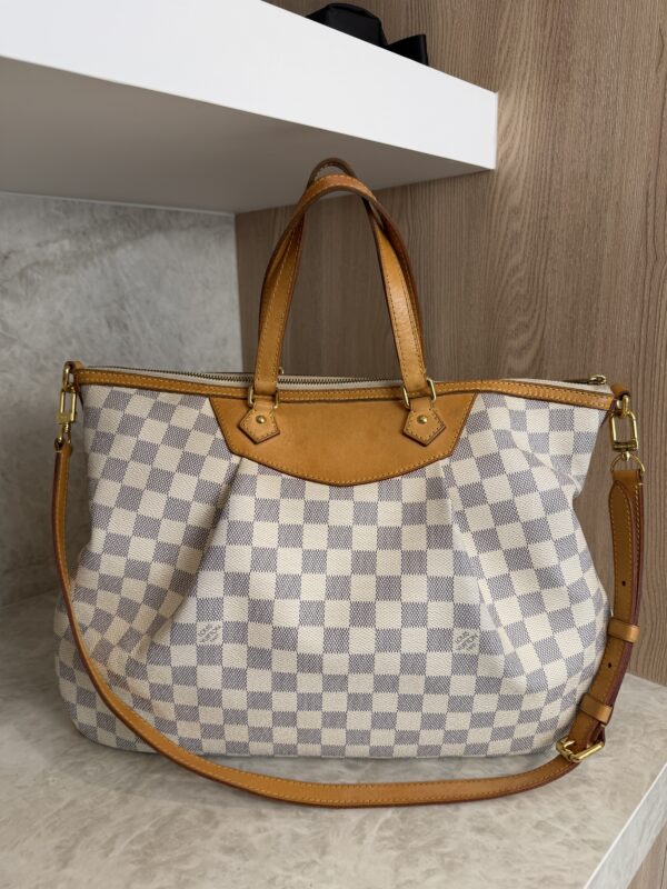 Louis Vuitton Siracusa Handbag Damier GM