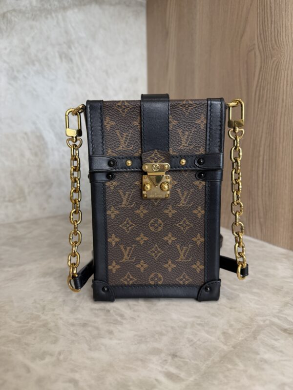 Louis Vuitton Vertical Trunk Pochette Monogram Canvas