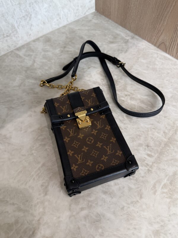 Louis Vuitton Vertical Trunk Pochette Monogram Canvas