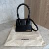 Jacquemus Smooth Calfskin Le Chiquito Moyen Black Black