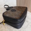 Fendi Black/Brown Coated Canvas And Leather Mini Camera Case Shoulder Bag