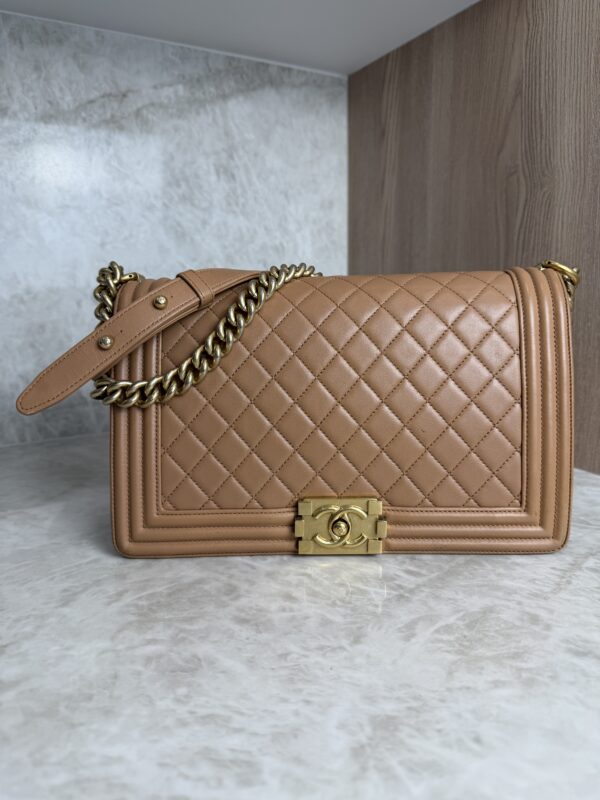 Chanel Lambskin Quilted New Medium Boy Flap