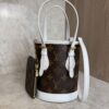 Louis Vuitton Monogram LV Match Nano Bucket Bag White