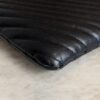 Saint Laurent (YSL) Calfskin Matelasse Chevron Monogram Document Holder Black