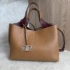 Tod's Mini Leather Tote Kenia Bordeaux
