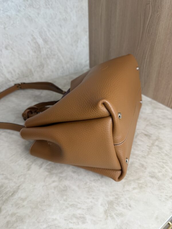 Tod's Mini Leather Tote Kenia Bordeaux