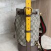 Gucci GG Supreme Monogram Neo Vintage Drawstring Bucket Backpack Beige New Acero Crop
