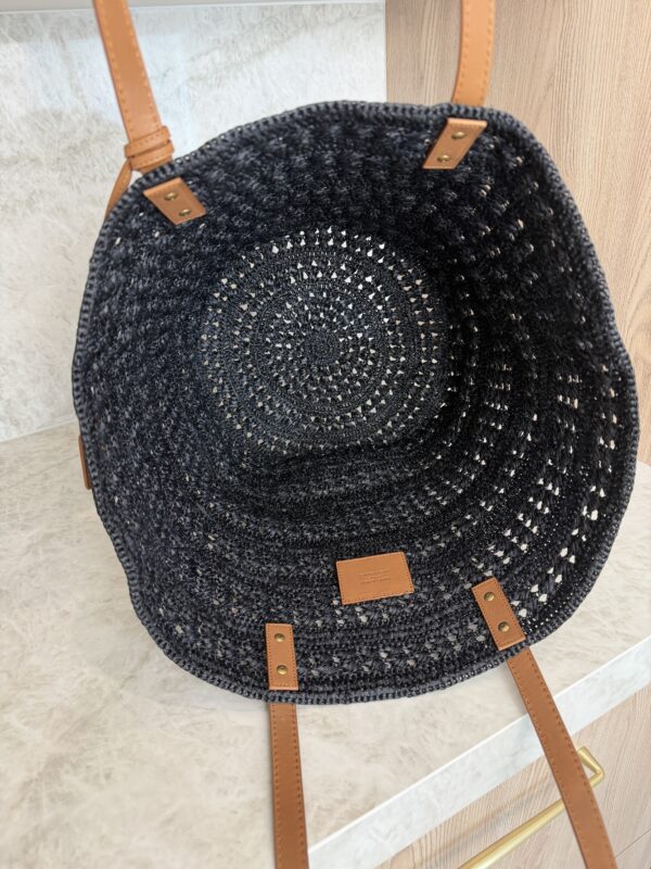 Saint Laurent (YSL) Raffia Panier Medium