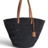 Saint Laurent (YSL) Raffia Panier Medium