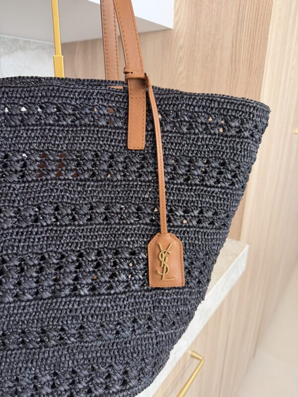 Saint Laurent (YSL) Raffia Panier Medium