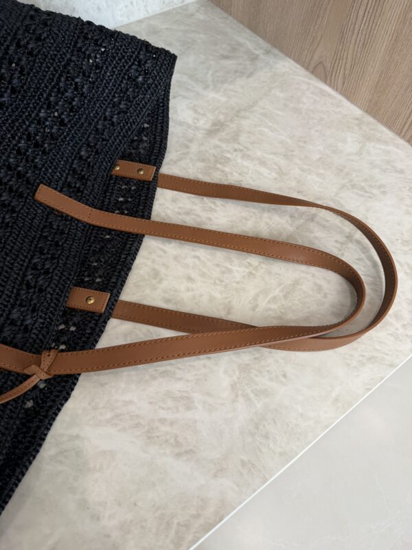 Saint Laurent (YSL) Raffia Panier Medium