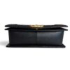 Chanel Boy Flap Bag Quilted Caviar Old Medium Gold Hardware