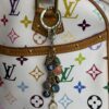 Louis Vuitton Monogram Multicolor Trouville White and Charm